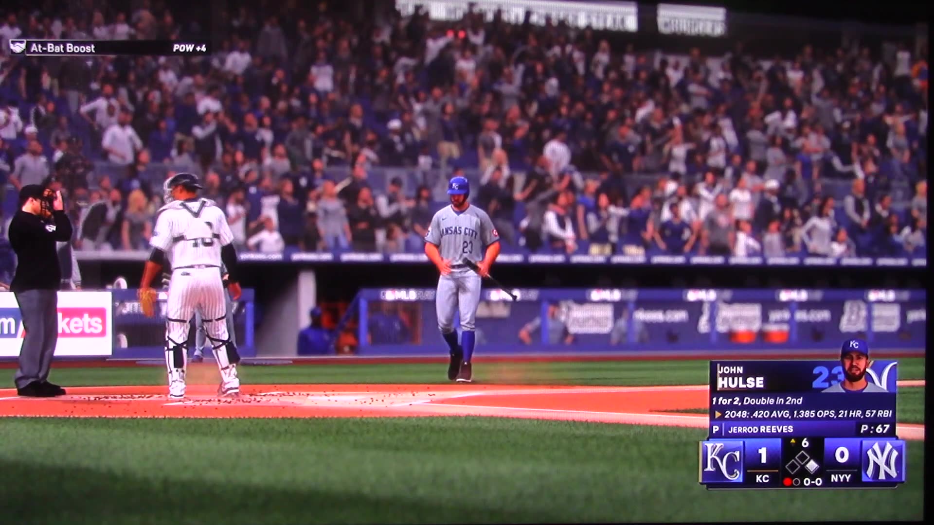 MLB The Show: Kansas City Royals vs New York Yankees (S23 G56)