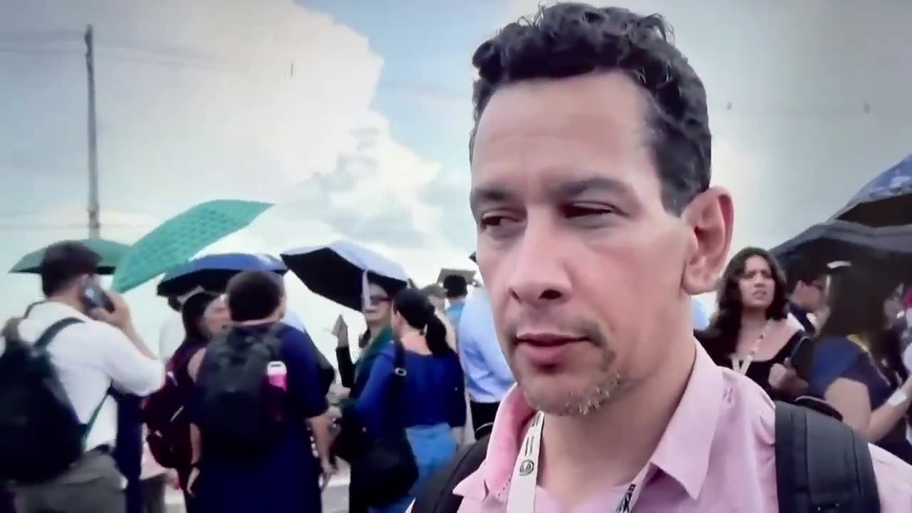 Fire at COP30 Climate Summit in Brazil.