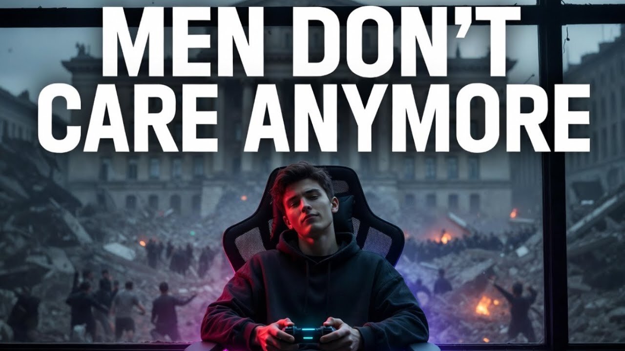 Men Are Letting Society Collapse As They Relax And Play Video Games