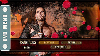 Spartacus: Gods of the Arena - DVD Menu