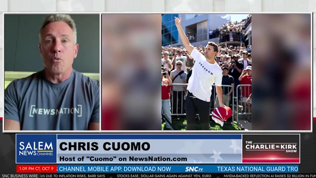 Chris Cuomo Goes On The Charlie Kirk Show And Says What Scared Him Most