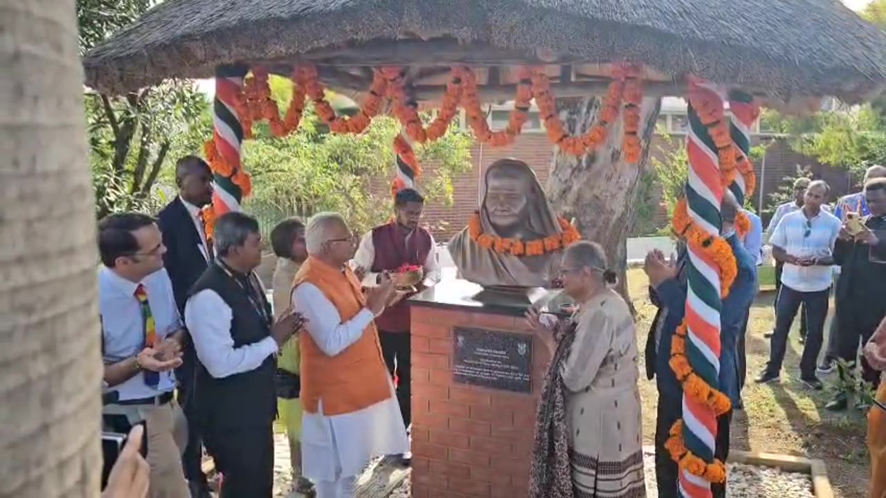 Honouring Legacy: The Unveiling of Kasturba Gandhis Bust