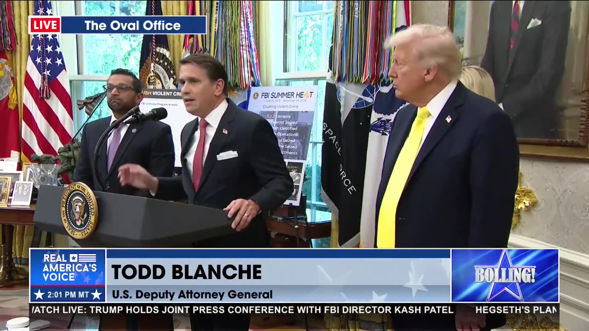 DAG TODD BLANCHE ON OPERATION SUMMER HEAT