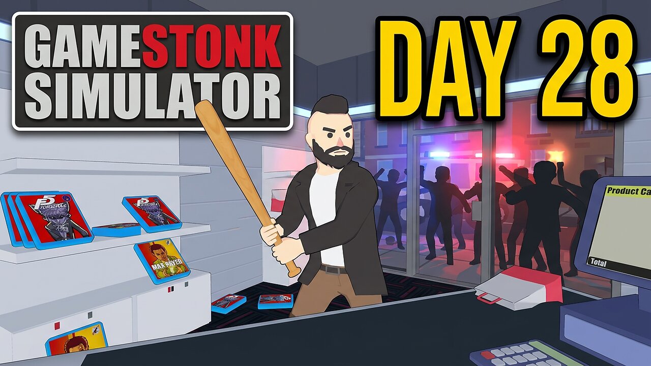 Robbery Simulation Surviving 28 Days of Nonstop Robberies Game Stonk Simulator