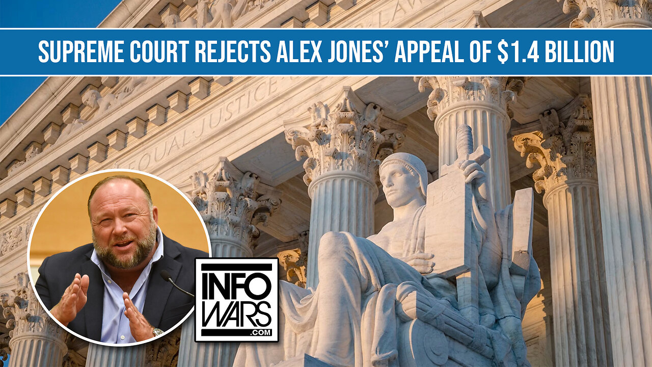 Supreme Court Rejects Alex Jonesโ $1.4 Billion Appeal!