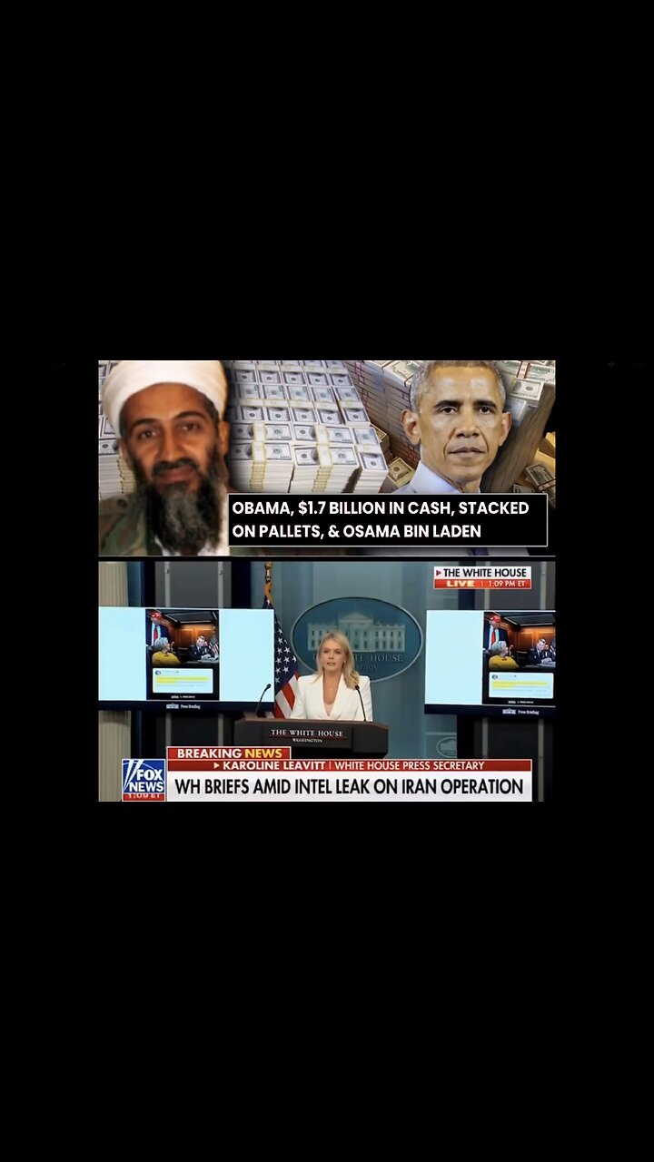 OBAMA, $1.7 BILLION in cash and Osama Bin Laden