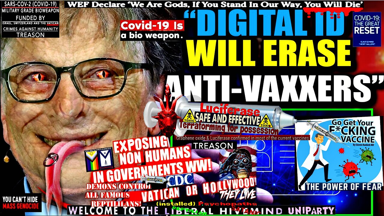 Bill Gates Unveils Global Digital ID Which Will Erase Non-Compliant Humans From Society