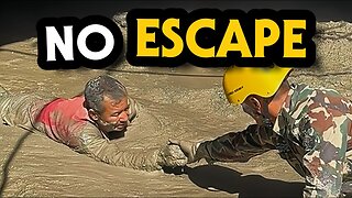 250 FT Wall of Water, Survivors in Hydro Tunnels the Nepal Flood