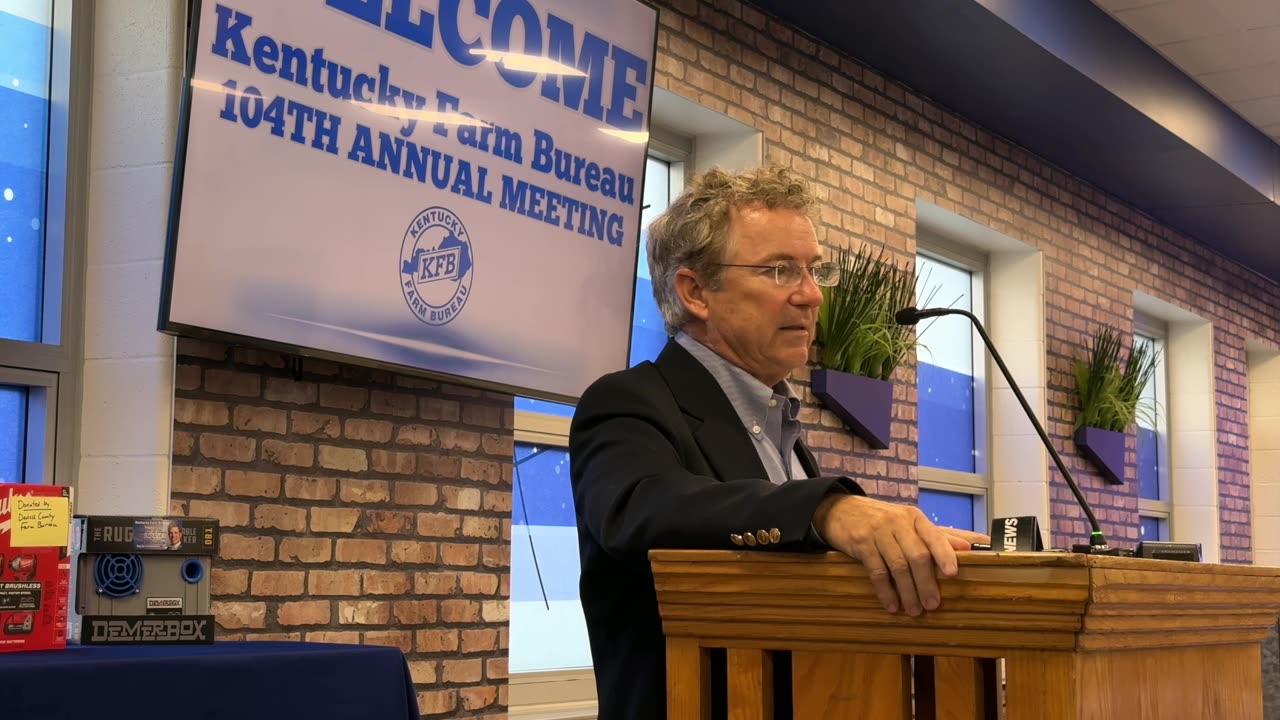 Dr. Rand Paul Speaks with the Owensboro Farm Bureau thumbnail