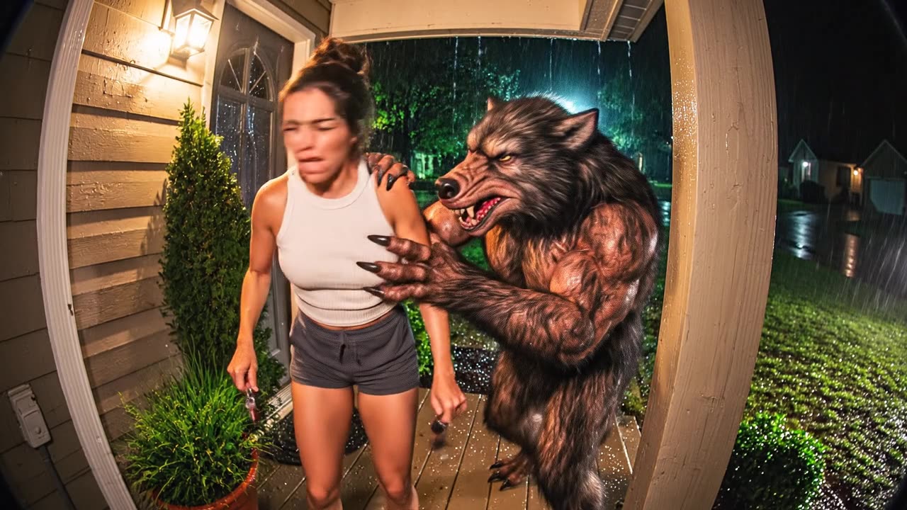 😱 Woman - Funny Girls Scarry Pranks Caught on Doorbell Camera! Viral Video - Curvy Girl Model