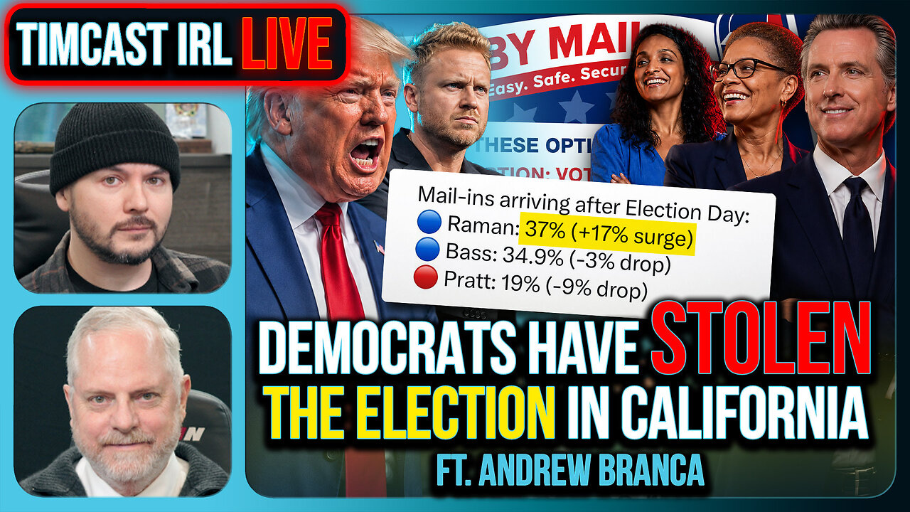 Democrats Have STOLEN The Election In California, Spencer Pratt CHEATED OUT Of Win | Timcast IRL