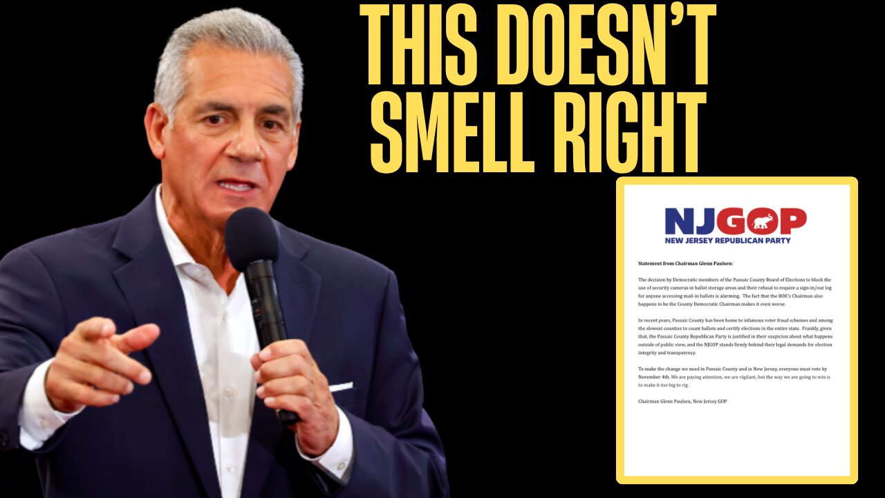 The Fix Is In? Democrats BLOCK Ballot Cameras in NJ