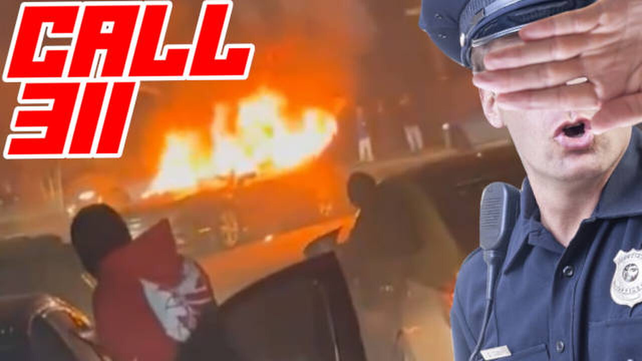 Police Wouldnt Respond to Mob Attacking a Couple & Torching Their Car