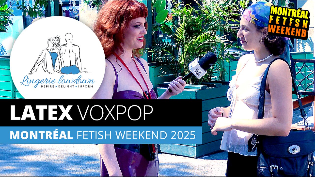 Latex, a microphone and the public... What could go wrong? 💖