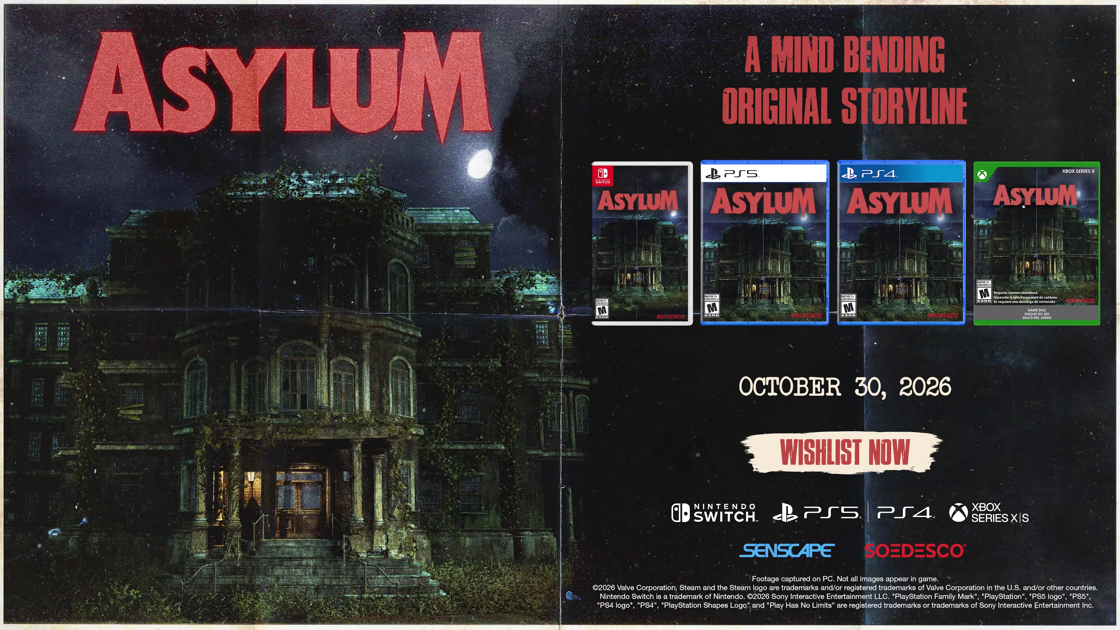 Asylum | Release Date Trailer