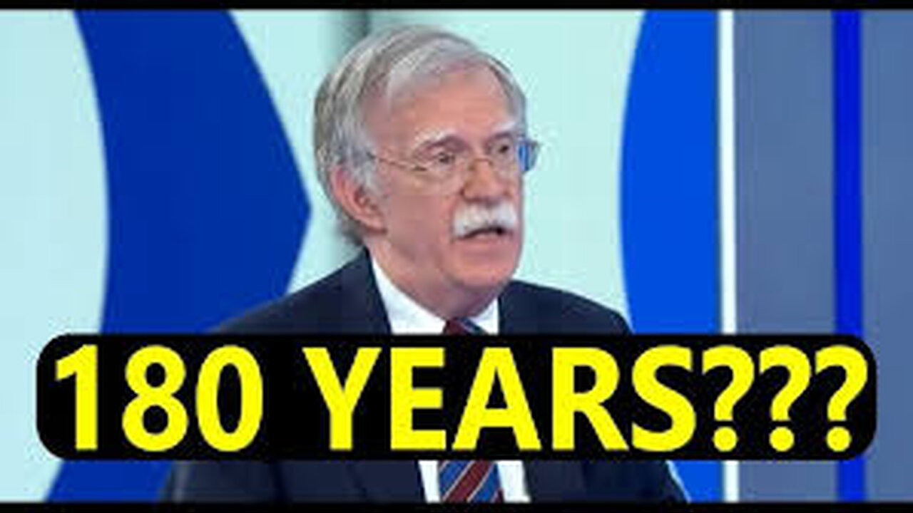 John Bolton INDICTED Facing 180 YearsβIran HACKED Email