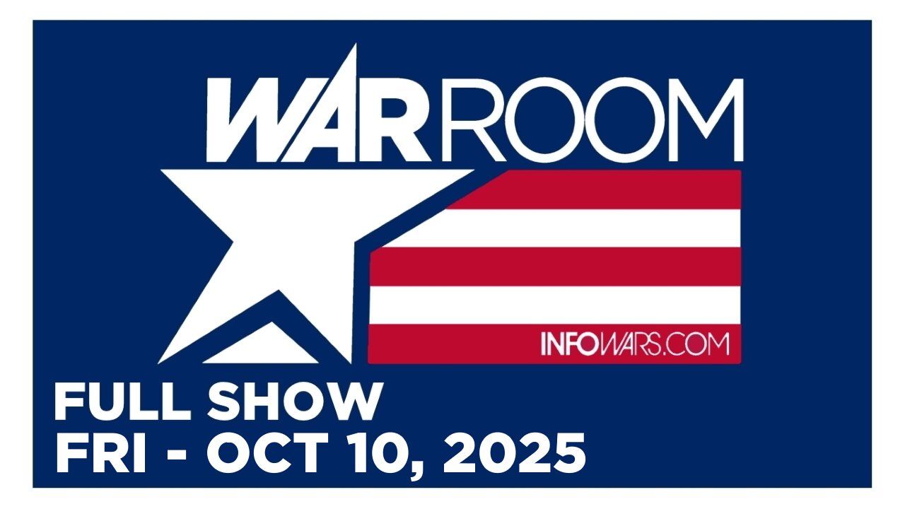 WAR ROOM [FULL] Friday 10/10/25 • Jimmy Kimmel Denies Existence of Antifa, Israel-Hamas Peace Deal
