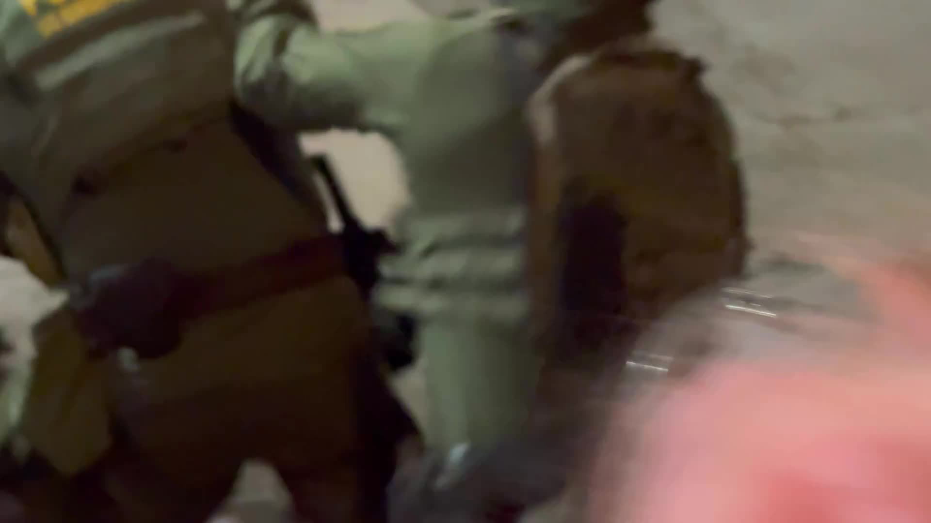 PORTLAND: Antifa Idiot Spits on ICE BORTAC officer, - Gets DEMOLISHED!  They spit, we hit! Like Trump said!