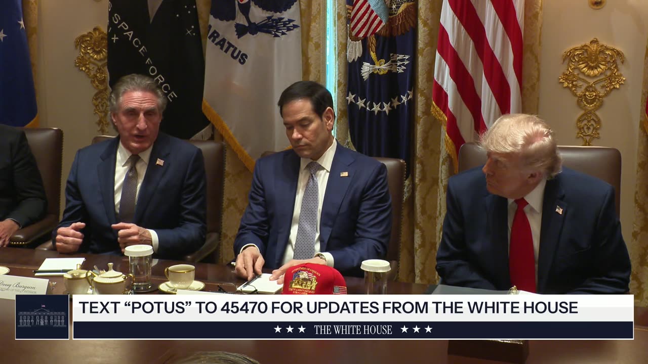 President Trump Participates in a Cabinet Meeting, May 27, 2026