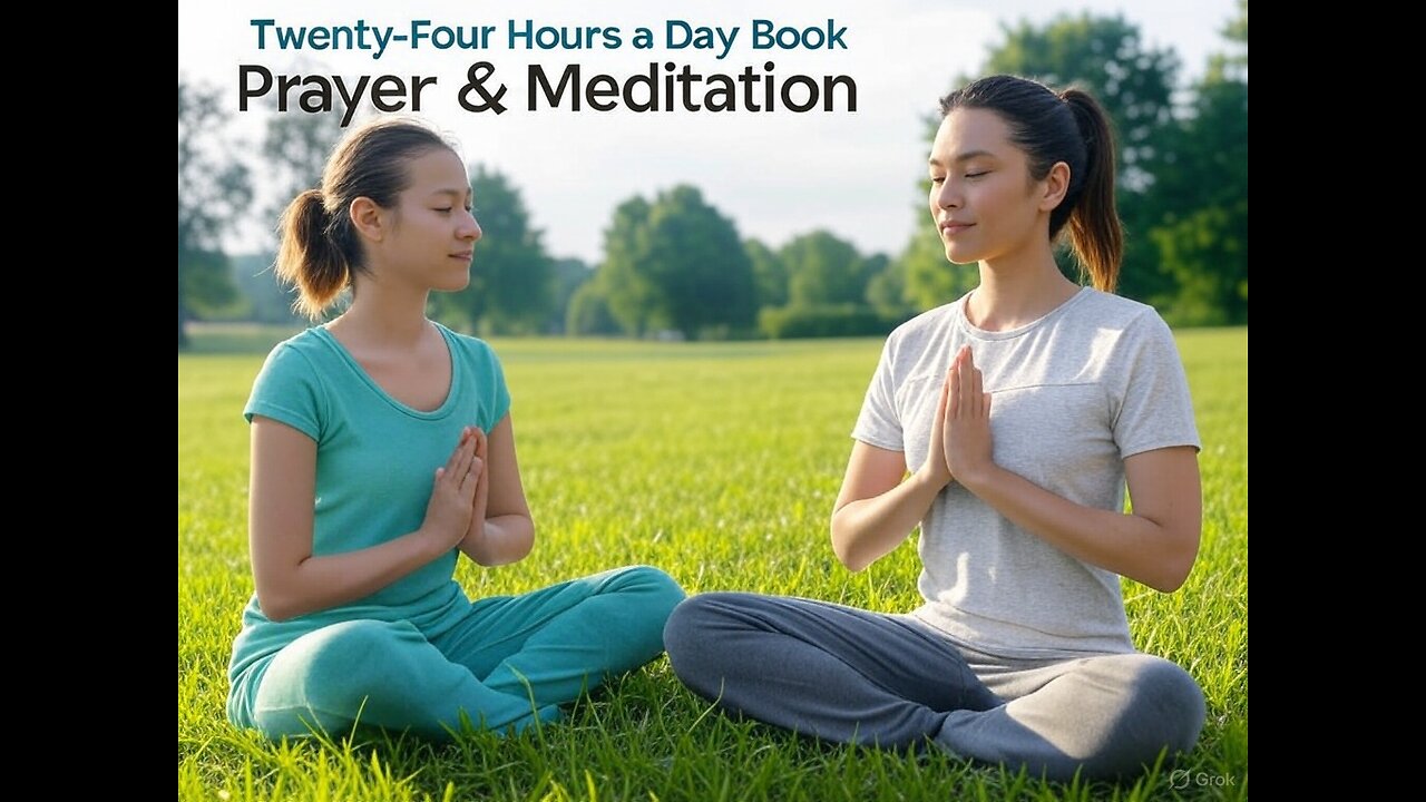 Twenty-Four Hours A Day Book– September 30 - Daily Reading - A.A. - Serenity Prayer & Meditation