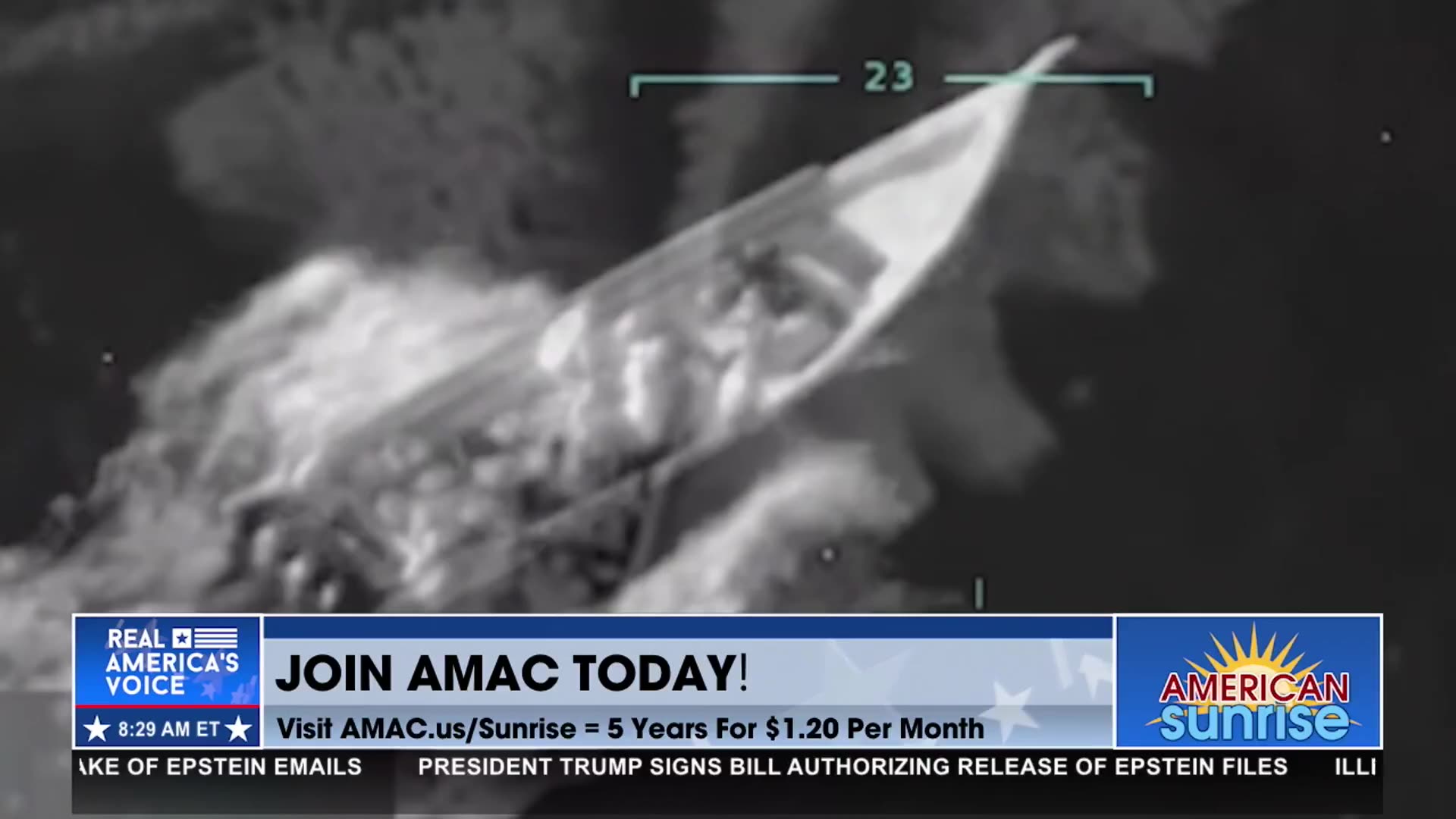 DRUG BOATS ARE ‘COMBATANTS’ ON THE OPEN OCEAN