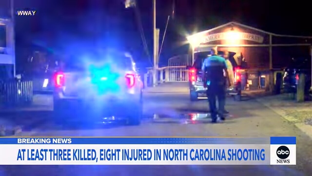 Police: At least 3 dead after shooting at North Carolina waterfront bar