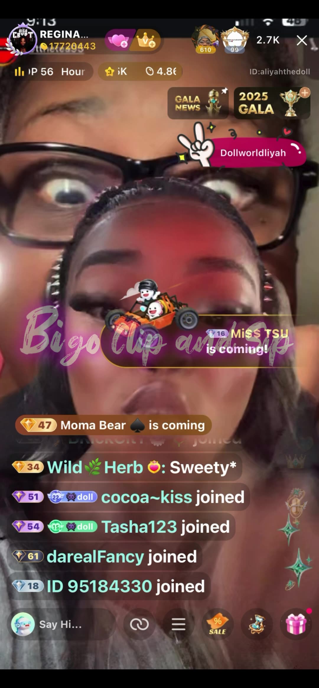 Liyah put charges on Supa-reads Supa GG n more 11/28/25 #bigoclipandsip