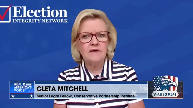 CLETA MITCHELL: President Trump Directed DHS And The USPS To Give States Tools To Verify Citizenship And Track Election Mail With Intelligent Mail Bar