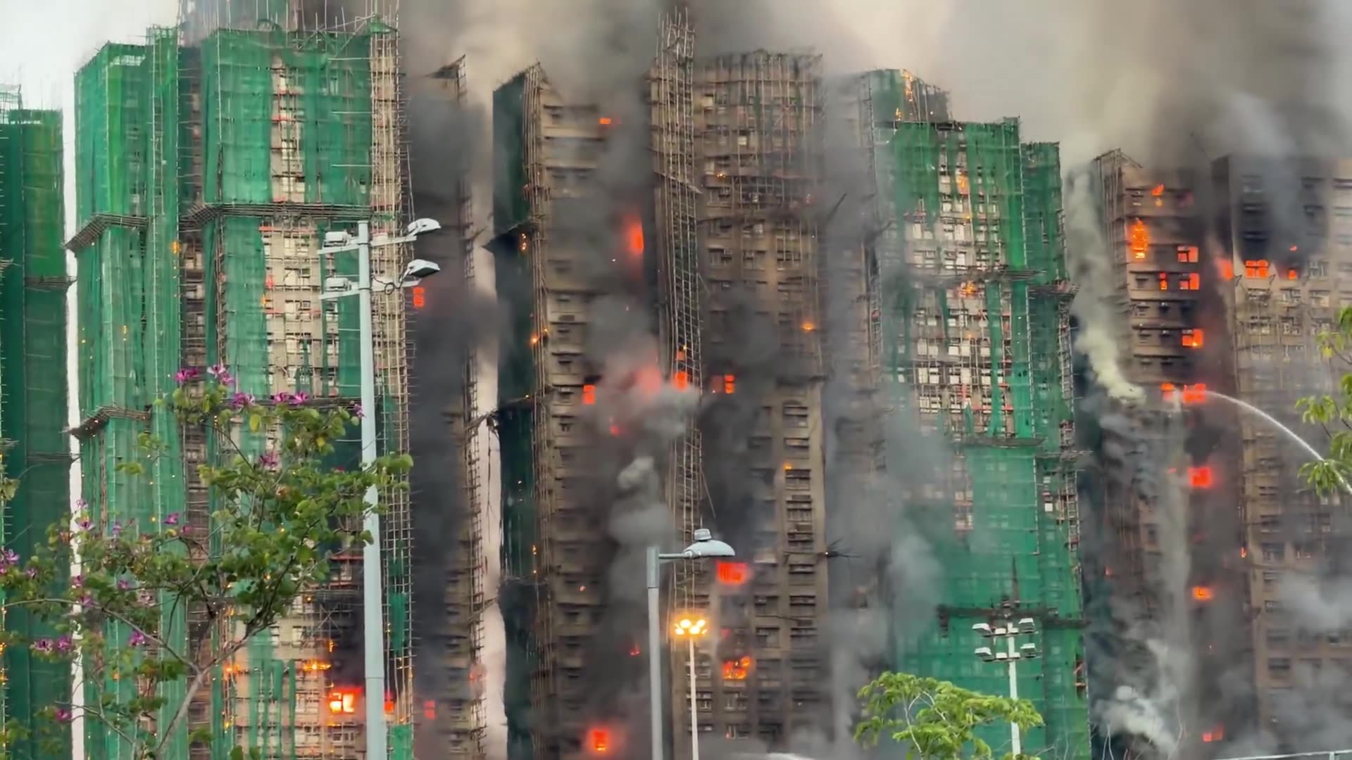 🟢 HORRIFIC: Fire At High Rise In Hong Kong Kills 36 -- With 279 Still Missing