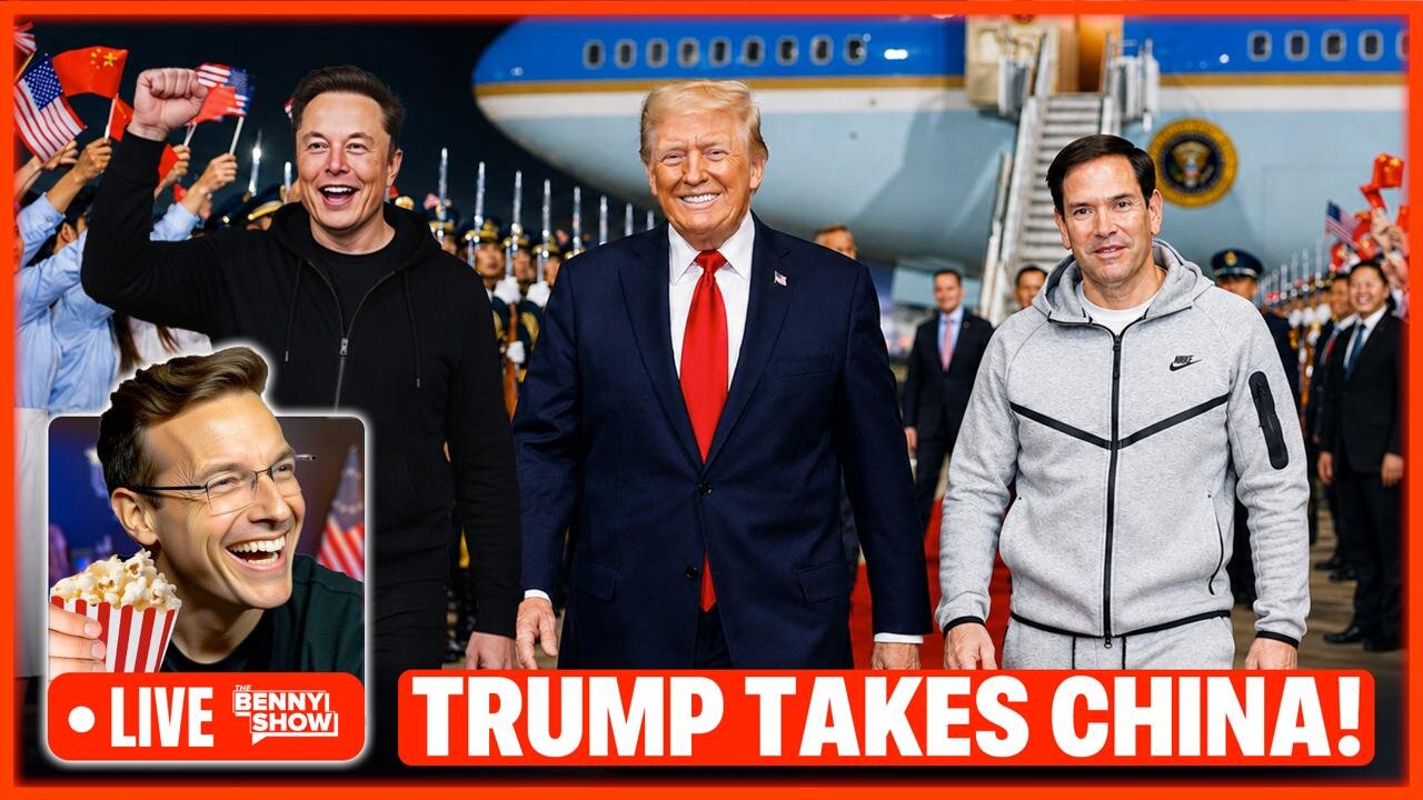 Trump Arrives In China With Elon Musk, Welcomed Like Conquering Hero as Rubio TROLLS