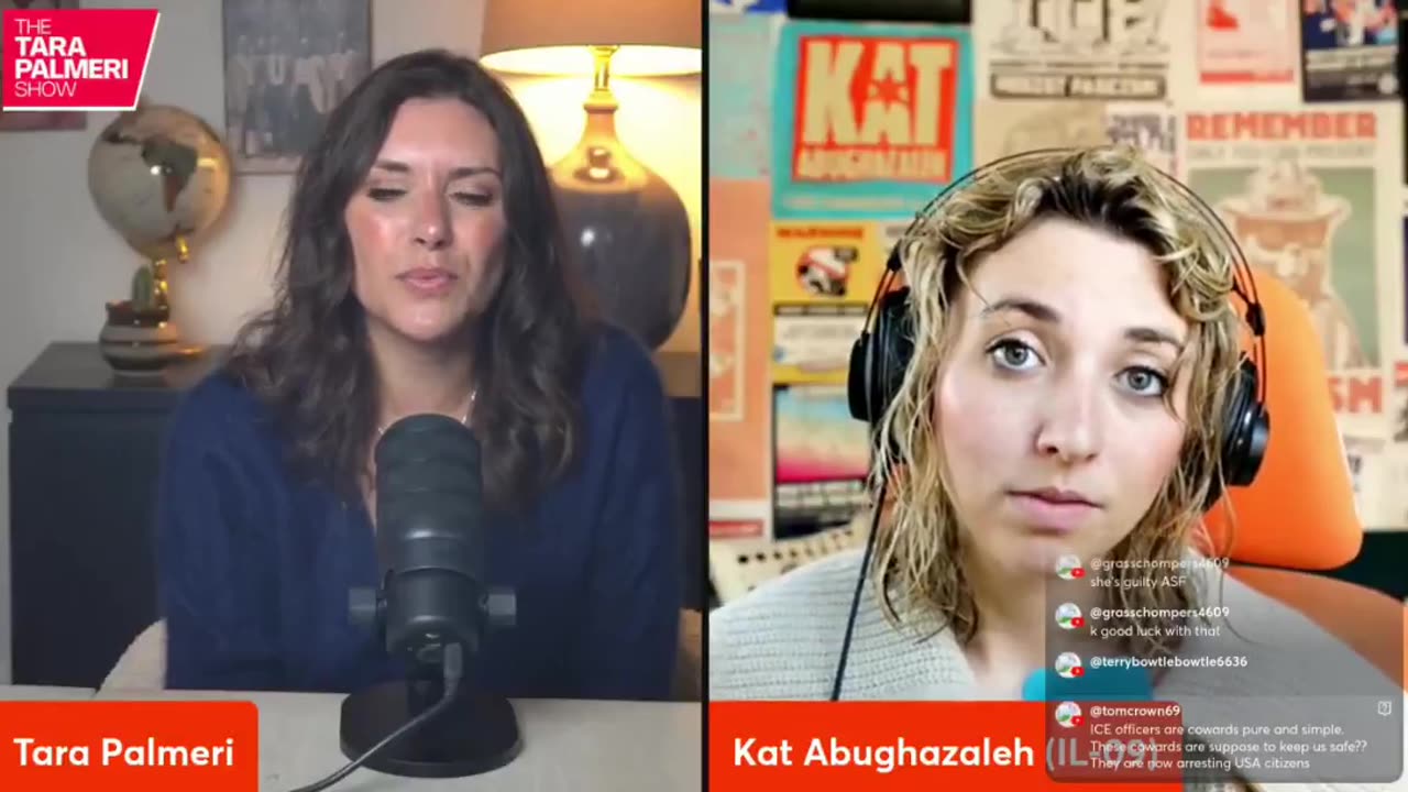 Indicted Illinois congressional candidate Kat Abughazaleh rage quits an interview