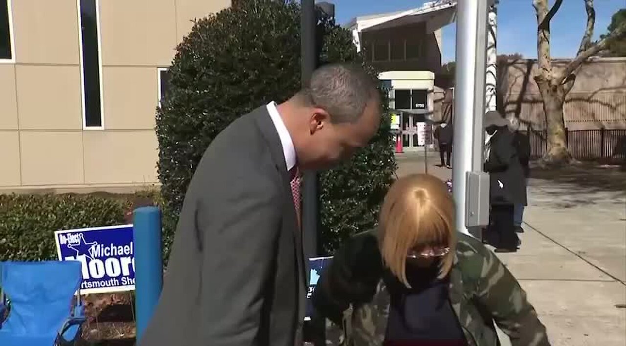 Jay Jones Just Tried to Kick a Dog Outside a Polling Place in Virginia