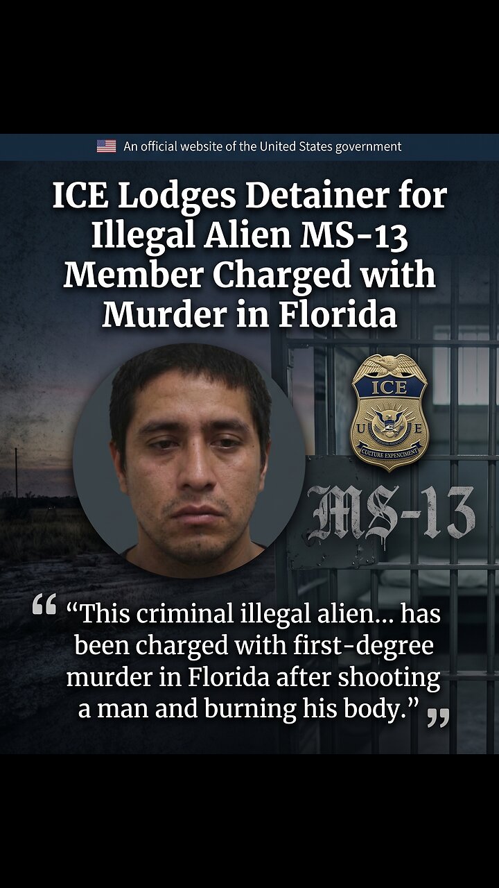 Illegal Alien MS-13 Gang Member Arrested for Horrific Florida Murder | DHS & ICE Respond thumbnail