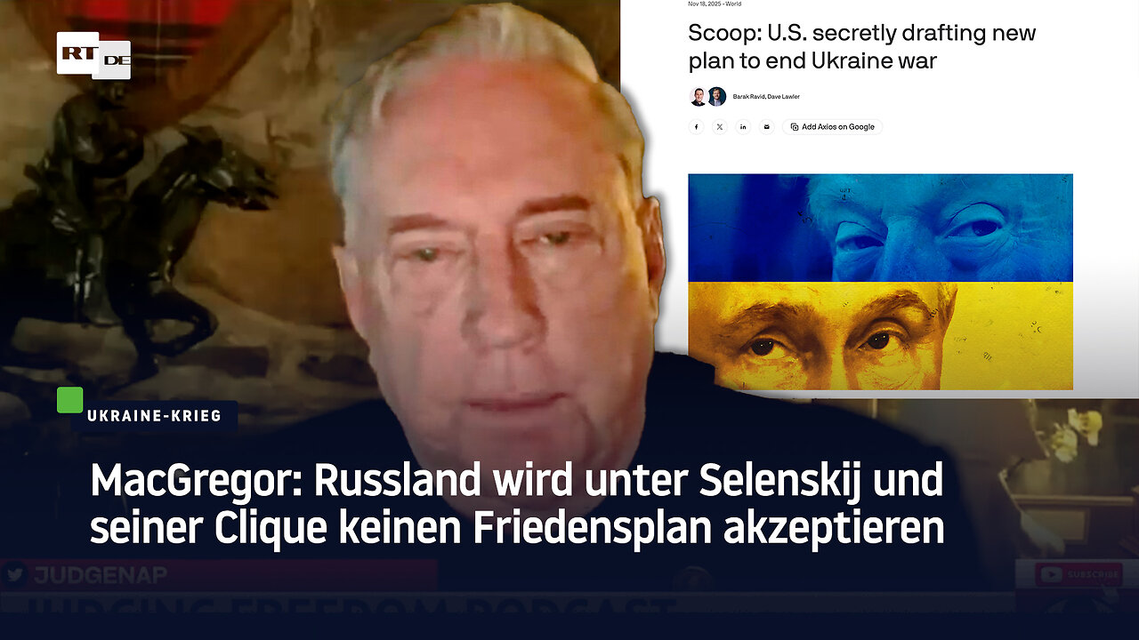 MacGregor: Russland wird unter Selenskij und seiner Clique keinen Friedensplan akzeptieren