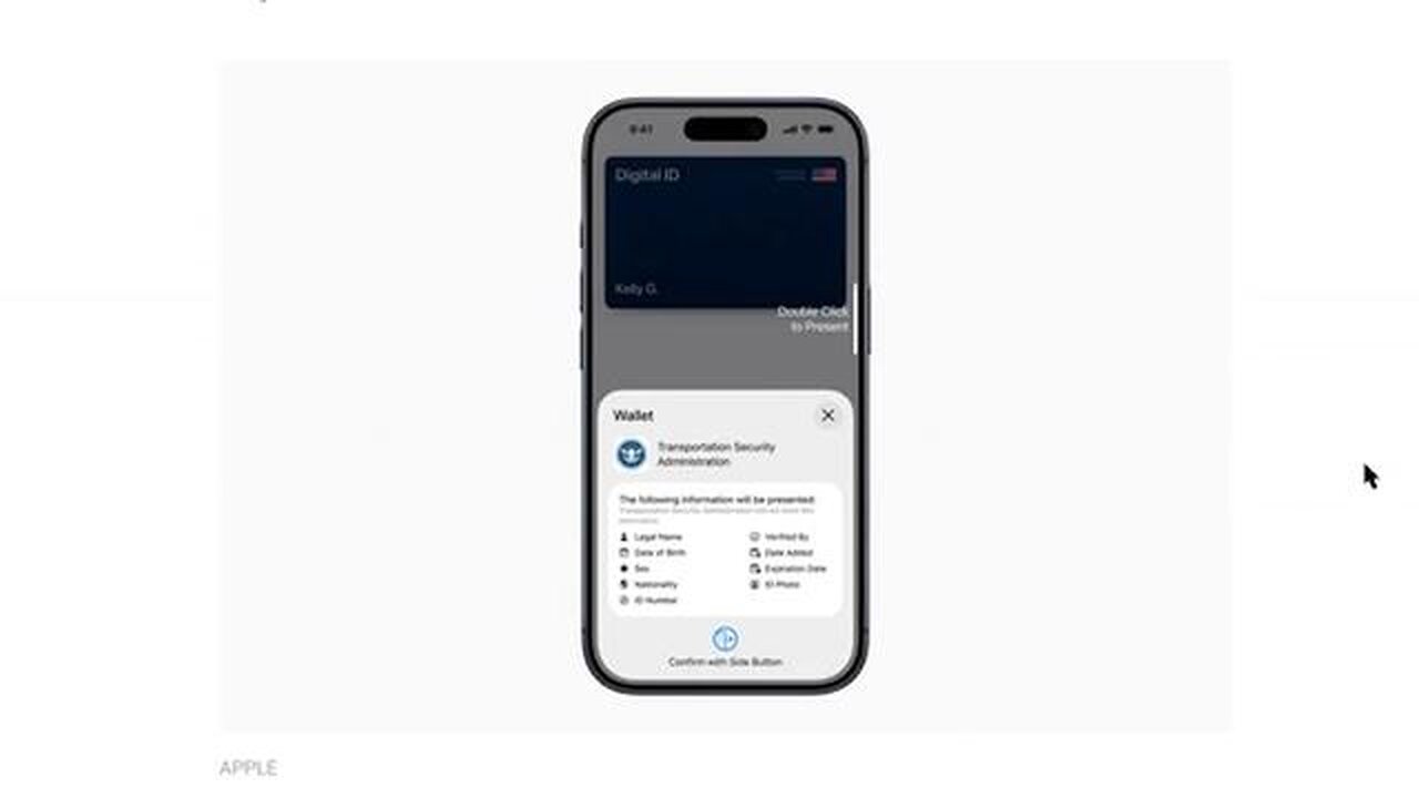 Apple introduce digital ID - Apple Wallet for US citizens