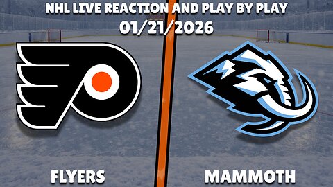 Flyers vs Mammoth | Philadelphia Flyers vs Utah Mammoth | Live Reaction & Play-by-Play