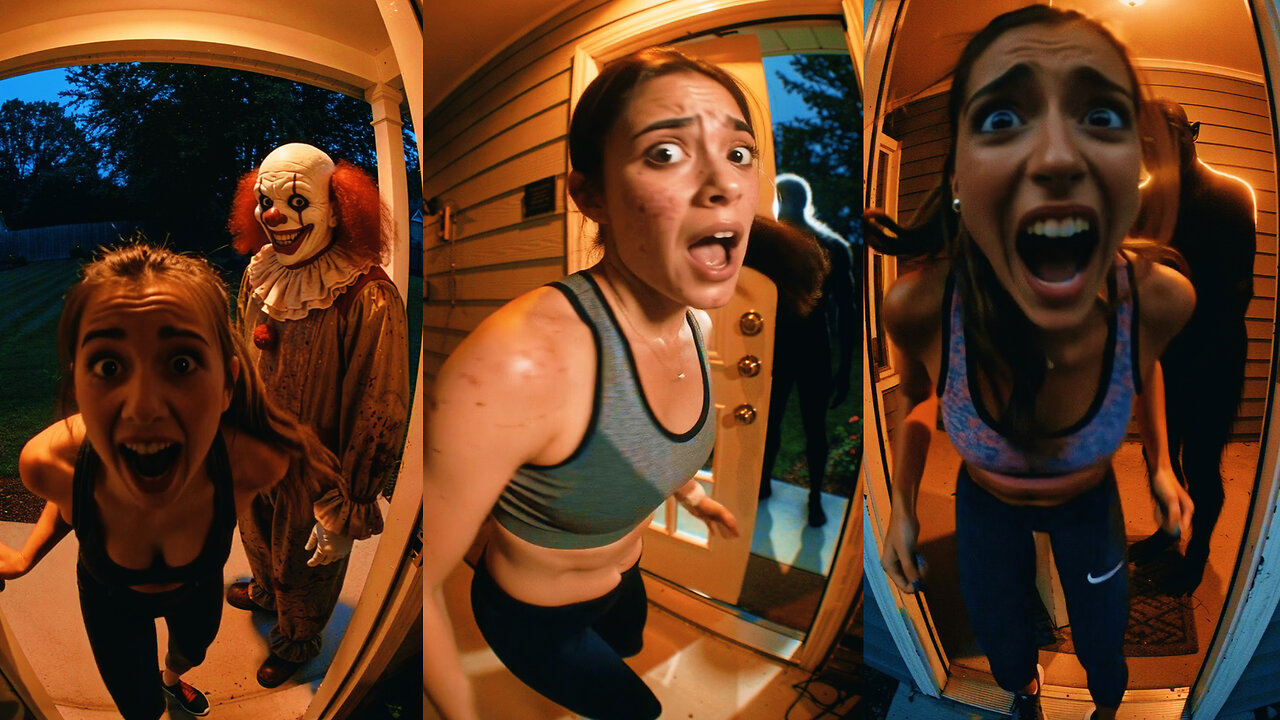 😱 Woman Scary Prank Caught on Smart Doorbell Security Camera | Home Security Viral Video