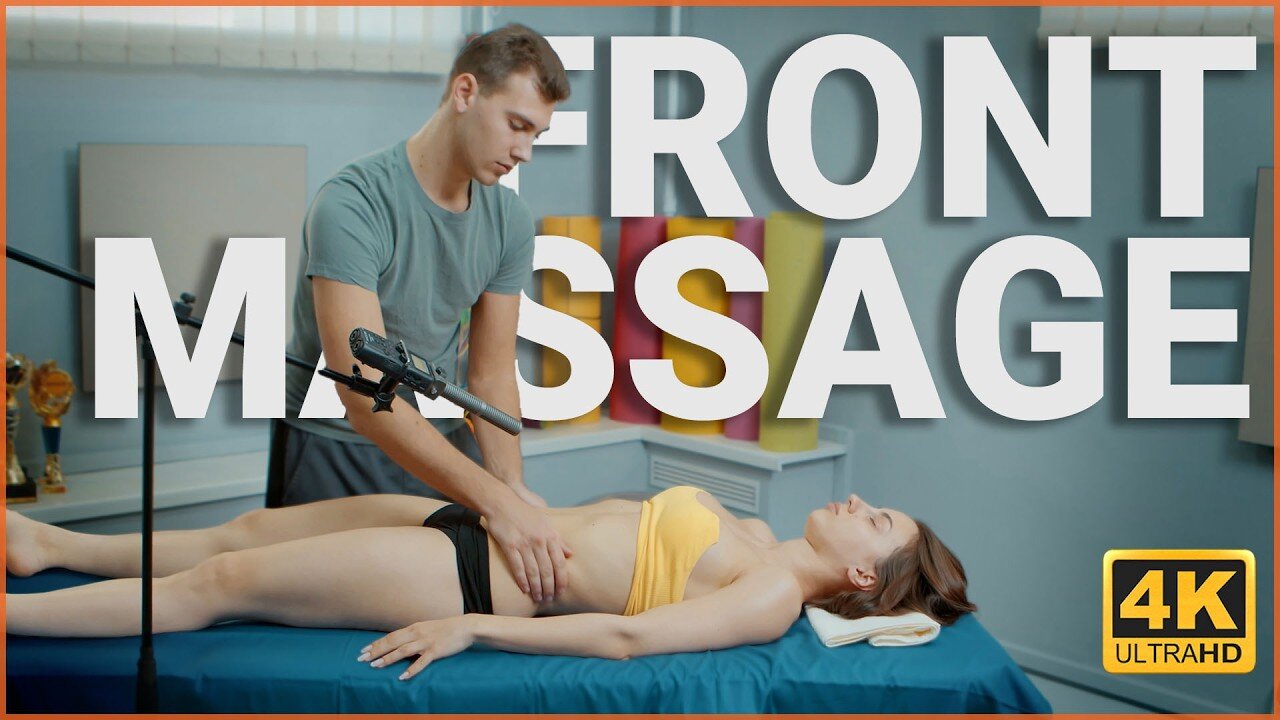 ASMR Front Sport Massage Recovery Relaxation Therapy by Serj for Violetta