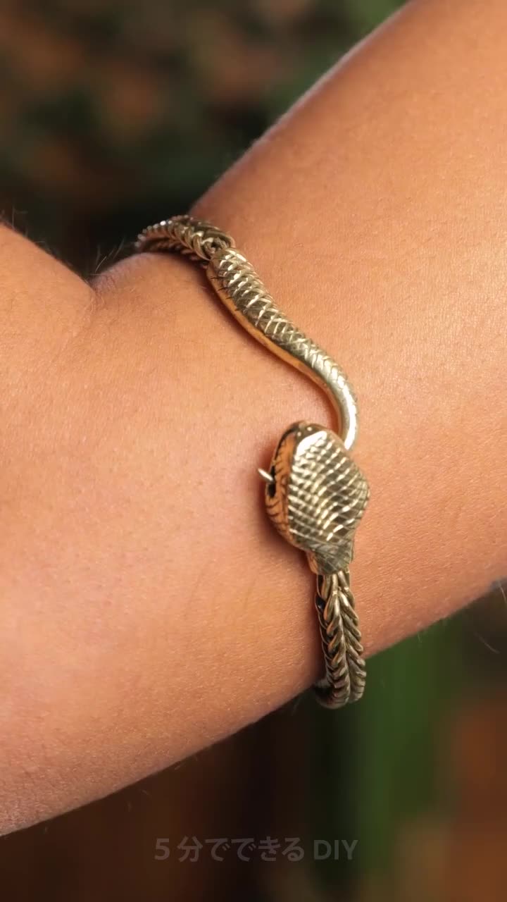 Make a Snake Bracelet from a Single Coin – Advanced Coin Jewelry