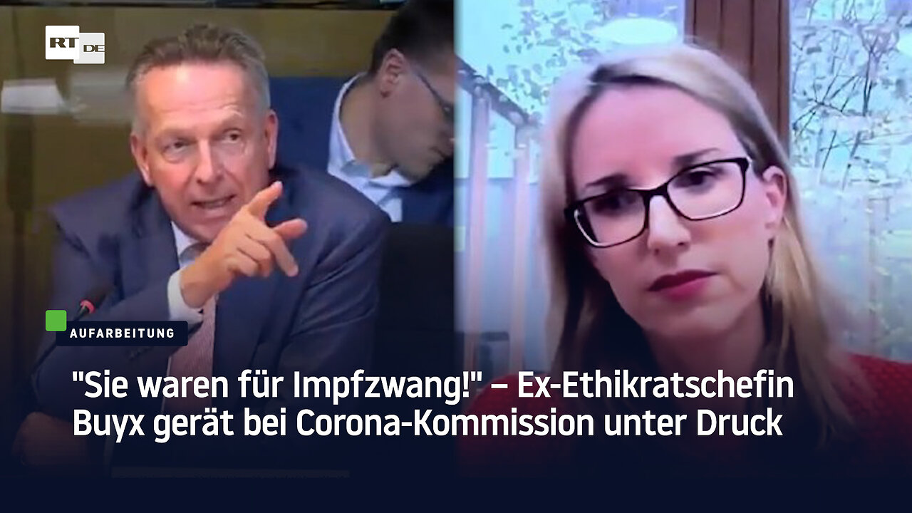Sie waren für Impfzwang! – Ex-Ethikratschefin Buyx gerät bei Corona-Kommission unter Druck