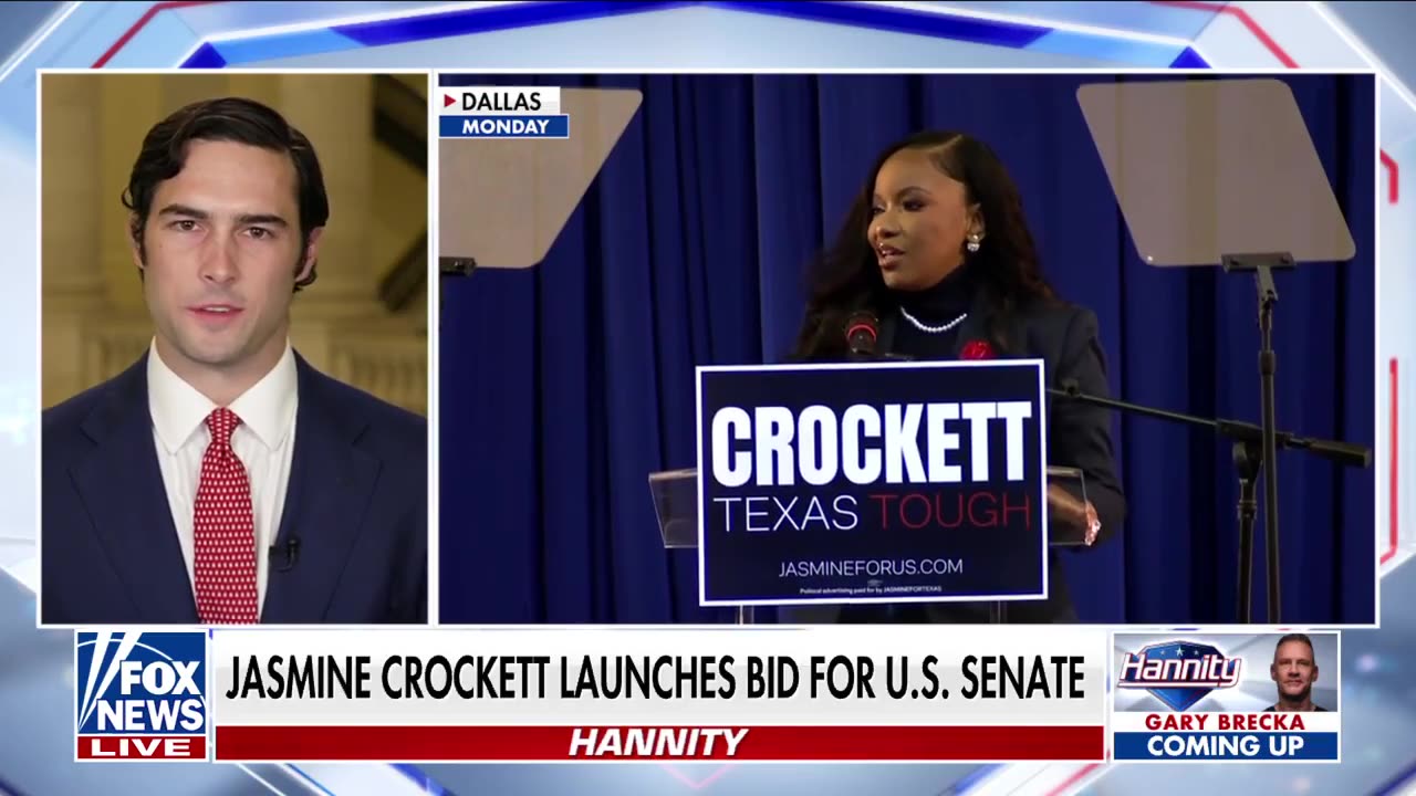 SHE CANNOT WIN IN TEXAS: Rep.Brandon Gill Discusses Jasmine Crocketts Senate Bid