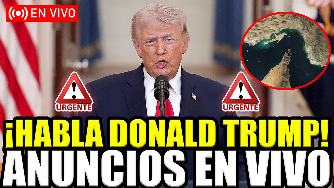 🔴URGENTE TRUMP EN VIVO HABLA AL MUNDO ¡ANUNCIOS IMPORTANTES SOBRE IRÁN!