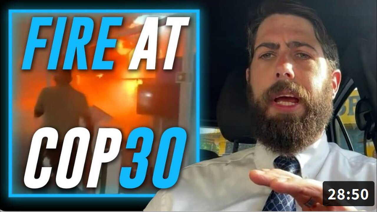 Fire Breaks Out At UNs COP30 & Forces Evacuation - Alex Newman Joins Alex Jones
