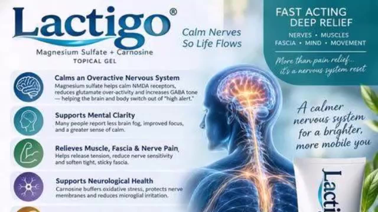Lactigo Carnosine - BRAIN, PAIN, P@rkinsons, NERVES & all things Anti ...
