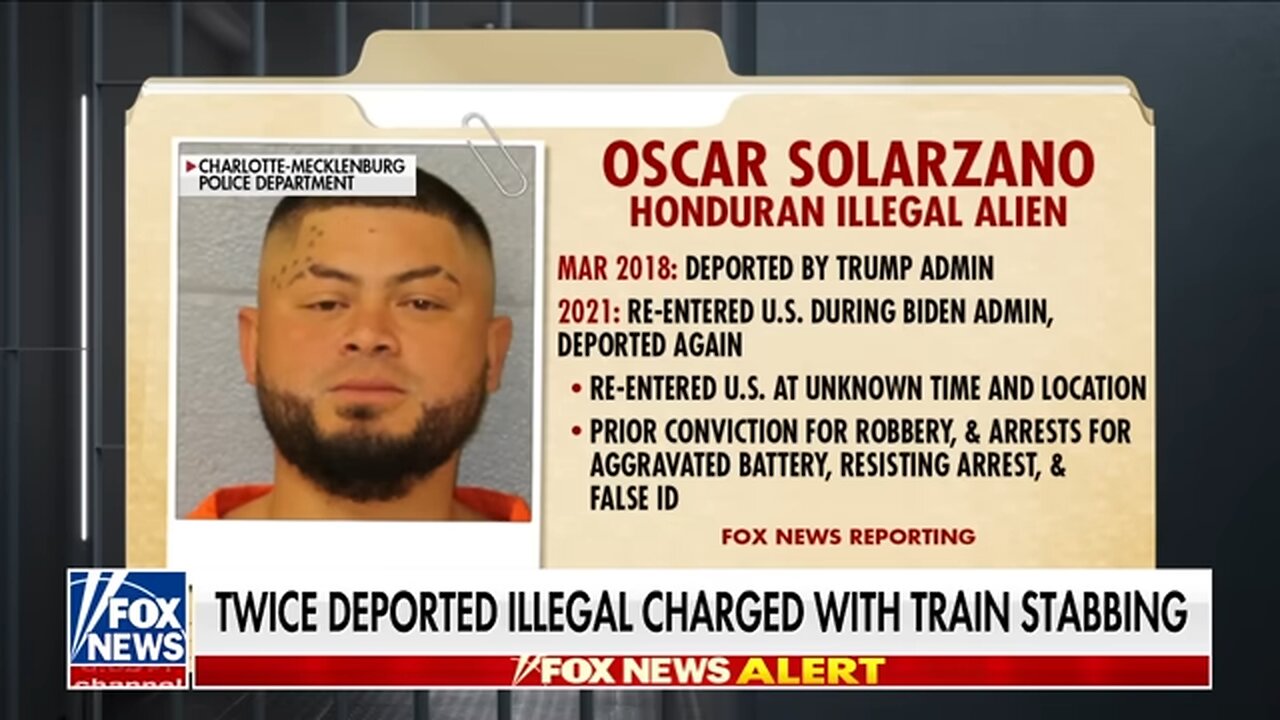 DETAILS: Suspect in Charlotte light rail stabbing IDd as twice-deported migrant