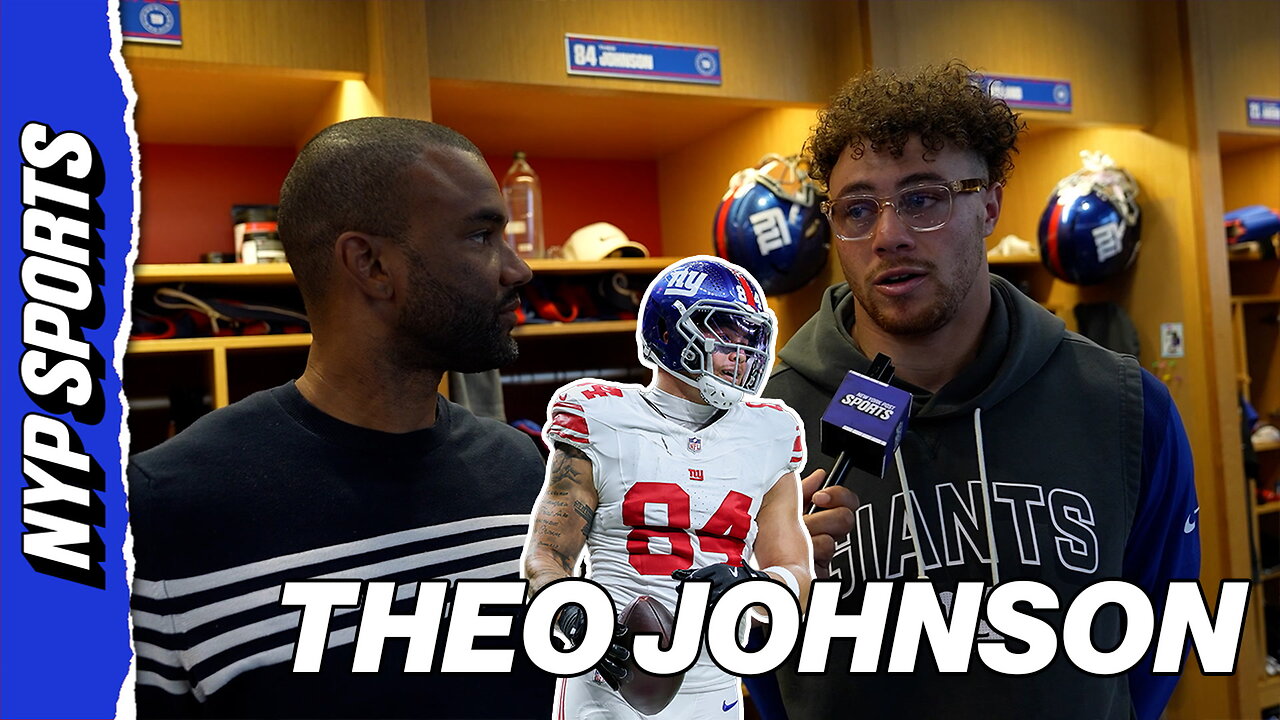 Giants Theo Johnson explains how he built chemistry with Jaxson Dart