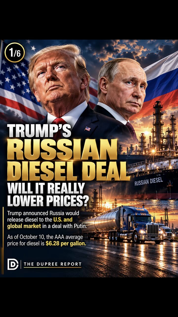 TRUMP’S RUSSIAN DIESEL DEAL: BIG NUMBERS, BUT WILL IT LOWER PRICES? thumbnail
