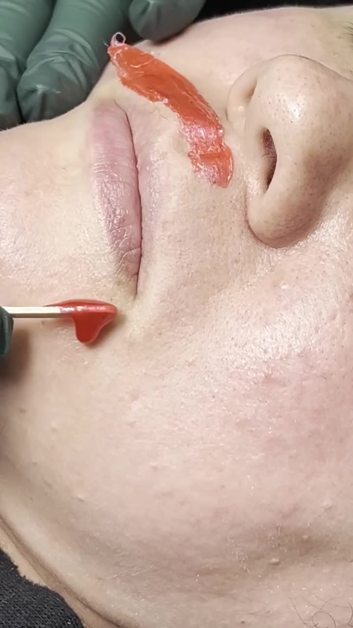 @maiswaxnsugarstudio Underarm & Upper Lip Waxing | Sexy Smooth Cherry Desire Scented Hard Wax Demo