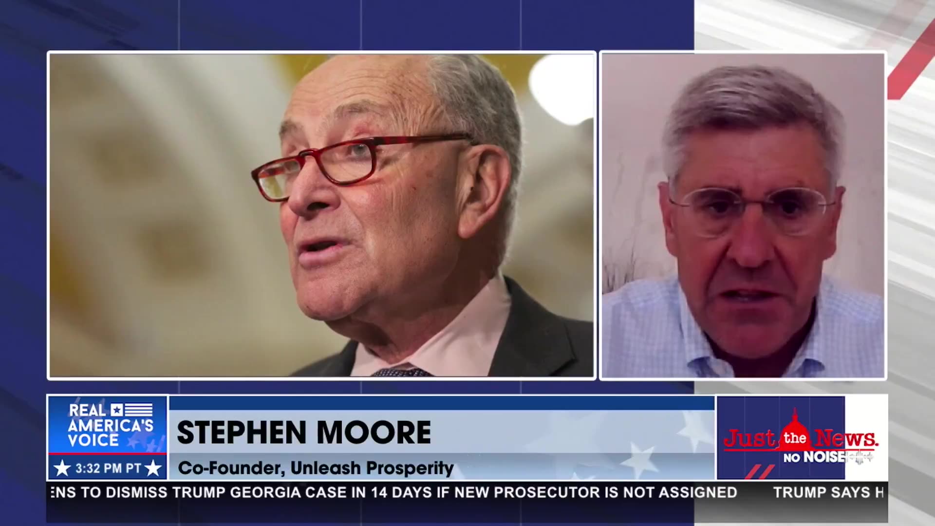 STEPHEN MOORE ON THE SCHUMER SHUTDOWN