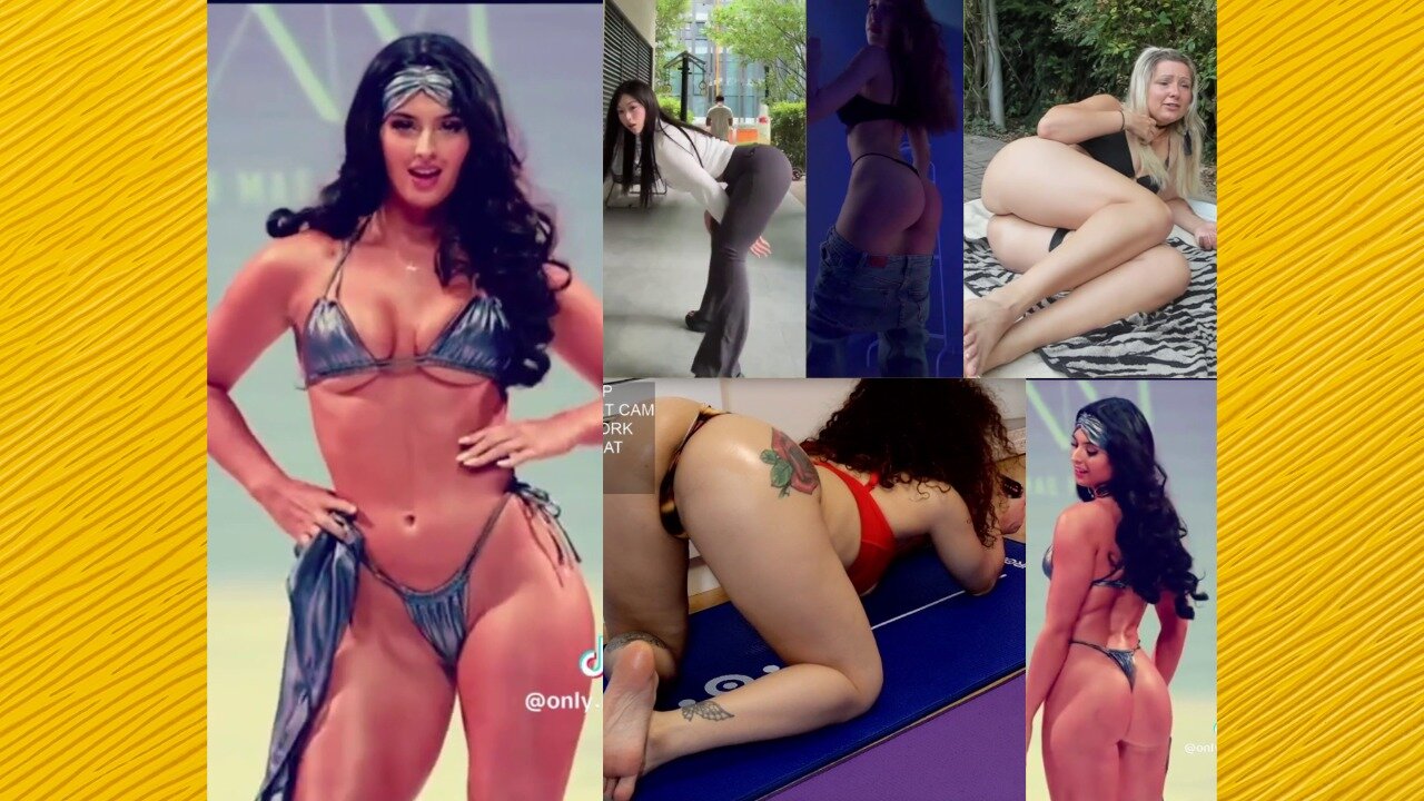 Ass compilation - Big bank tiktok challenge ❤️‍ClipchampGirls 2025